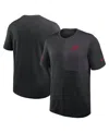 Nike Black Arizona Cardinals Sideline Uv Performance Coach Shirt In Black