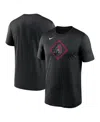 Nike Black Arizona Diamondbacks Icon Legend Performance T-shirt In Black