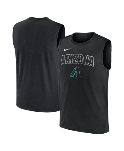 Nike Men's Black Arizona Diamondbacks Knockout Performance Muscle Tank Top