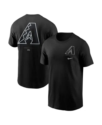 Nike Men's Black Arizona Diamondbacks Lights Out Bar Loading T-shirt