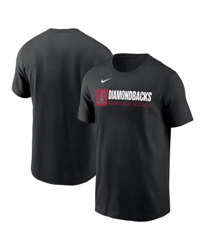 Nike Men's Black Arizona Diamondbacks Team Block T-shirt