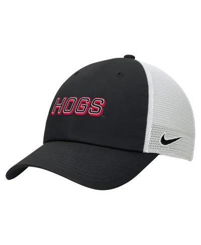 Nike Men's Black Arkansas Razorbacks On-field Club Adjustable Trucker Hat