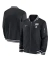 Nike Men's Black Army Black Knights 2024 Rivalry Collection Full-zip Bomber Jacket In Black