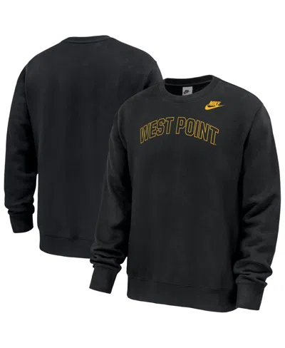 Nike Men's Black Army Black Knights 2026 West Point Classic Collection Club Fleece Sweatshirt