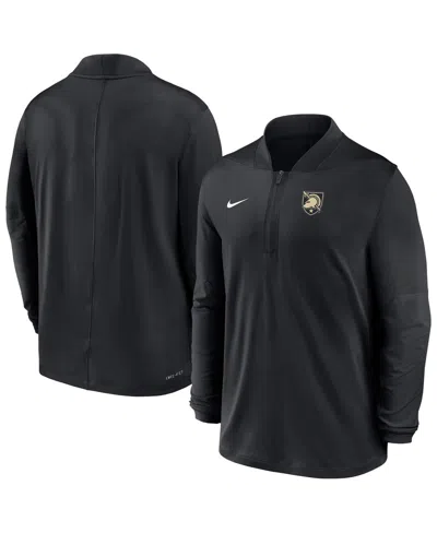 Nike Men's Black Army Black Knights Dri-fit Half-zip Pullover Sweatshirt