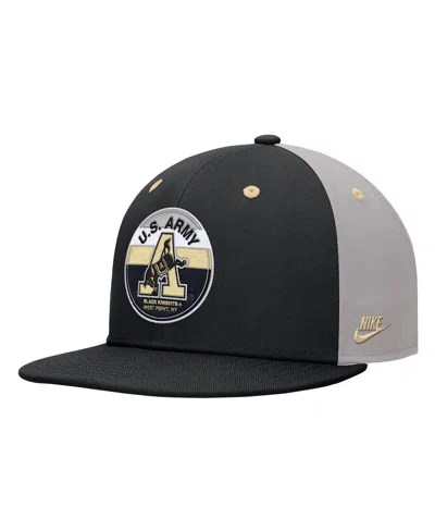 Nike Men's Black Army Black Knights Vintage Patch Snapback Hat