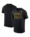 Nike Men's Black Army Black Knights Wordmark West Point Classic Collection T-shirt In Black
