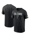Nike Black Atlanta Falcons Alt Pack Onside Conversion Performance T-shirt In Black