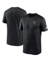 Nike Black Atlanta Falcons Sideline Alt Pack Small Logo Legend Performance T-shirt In Black