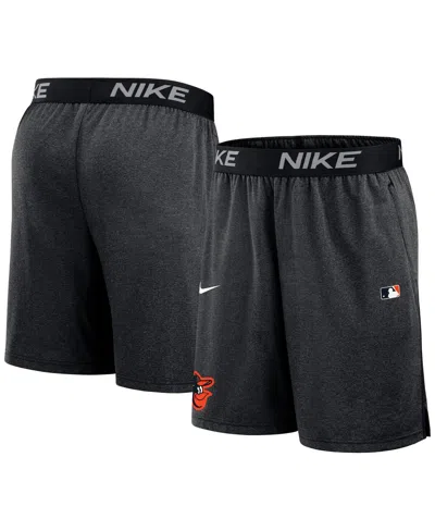 Nike Men's Black Baltimore Orioles Authentic Collection Performance Knit Shorts