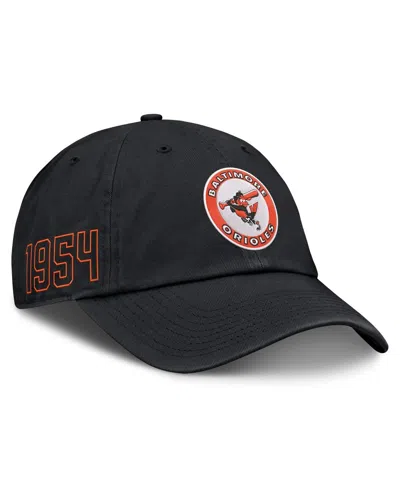 Nike Men's Black Baltimore Orioles Cooperstown Club Adjustable Hat