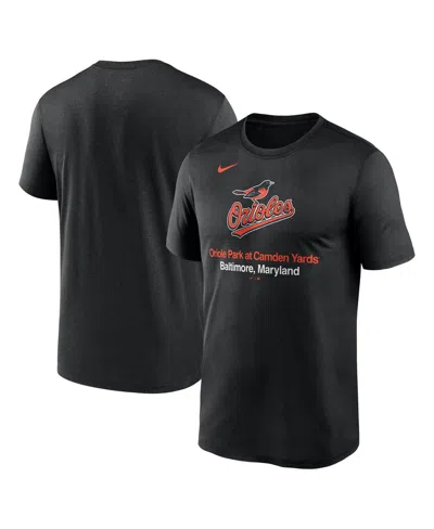 Nike Black Baltimore Orioles Stadium Legend Performance T-shirt