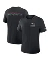 Nike Men's Black Baltimore Ravens 2025 Nfl Crucial Catch Tri-blend Dri-fit T-shirt In Black