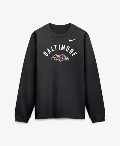 Nike Men's Black Baltimore Ravens Primetime Club Sweatshirt