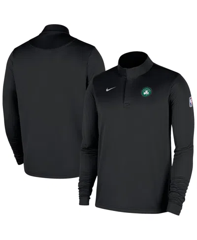 Nike Men's Black Boston Celtics 2025/26 Authentic Coaches Quarter-zip Pullover Jacket