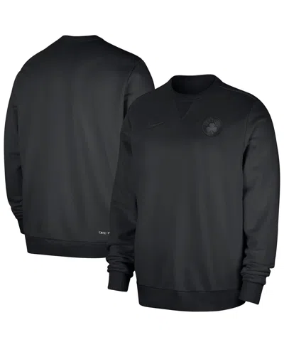 Nike Black Boston Celtics Authentic Standard Issue Travel Performance Pullover Sweatshirt