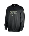 Nike Men's Black Boston Celtics Courtside Standard Issue Performance Pullover Sweatshirt In Black