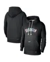 Nike Men's Black Brooklyn Nets 2024/25 City Edition Courtside Standard Issue Pullover Hoodie In Black