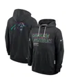 Nike Carolina Panthers Crucial Catch Sideline  Men's Dri-fit Nfl Pullover Hoodie In Black