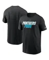 Nike Black Carolina Panthers Hometown Local T-shirt In Black