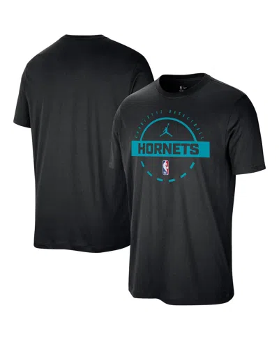 Nike Men's Black Charlotte Hornets Authentic Practice T-shirt