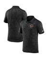 Nike Men's Black Chicago Bears Pique Fashion Performance Polo Shirt In Green