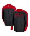 Nike Men's Black Chicago Bulls 2024/25 Authentic Pre-game Legend Long Sleeve Shooting T-shirt In Red