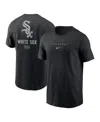 Nike Men's Black Chicago White Sox Large Logo Back Stack T-shirt In Black