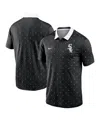 Nike Men's Chicago Sox Legacy Icon Vapor Performance Polo In Black,white