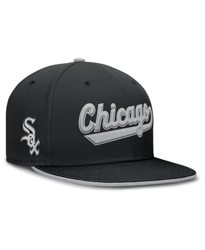Nike Men's Black Chicago White Sox True Performance Fitted Hat