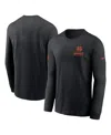 Nike Cincinnati Bengals Sideline Team Issue  Men's Dri-fit Nfl Long-sleeve T-shirt In Burgundy