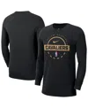 Nike Men's Black Cleveland Cavaliers Authentic Long Sleeve Practice T-shirt In Black