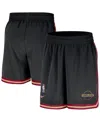 Nike Black Cleveland Cavaliers Authentic Practice Dna Woven Performance Shorts In Black