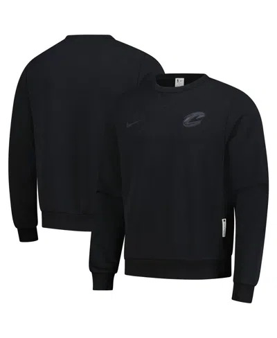 Nike Men's Black Cleveland Cavaliers Authentic Standard Issue Travel Dri-fit Sweatshirt