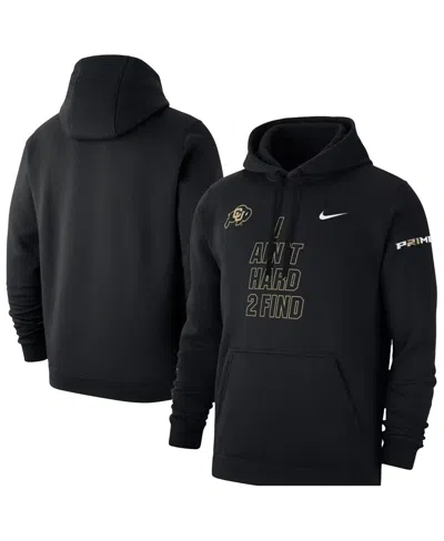 Nike Men's Black Colorado Buffaloes I Ain't Hard 2 Find Coach Prime Club Fleece Hoodie