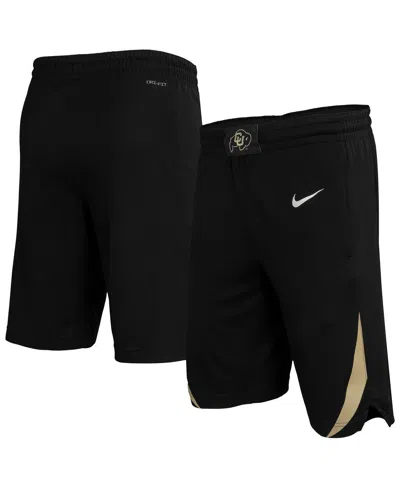 Nike Men's Black Colorado Buffaloes Replica Performance Basketball Shorts
