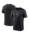Nike Black Colorado Rockies Icon Legend Performance T-shirt In Black