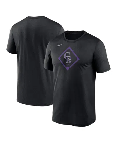 Nike Black Colorado Rockies Icon Legend Performance T-shirt
