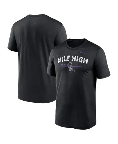 Nike Men's Black Colorado Rockies Local Legend Practice Performance T-shirt