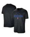 Nike Black Dallas Mavericks Authentic Practice T-shirt In Black