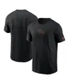 Nike Men's Black Denver Broncos Logo Color Pop T-shirt In Black