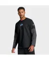 Nike Black Detroit Lions Sideline Scripted To Win Performance Long Sleeve T-shirt In Black