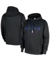Nike Black Detroit Pistons 2025/26 Authentic Practice Club Pullover Hoodie In Black