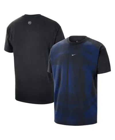 Nike Men's Black Detroit Pistons Icon Practice T-shirt