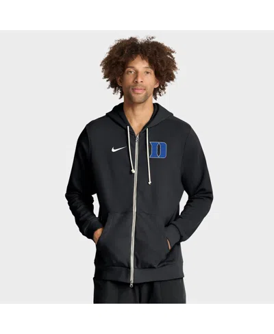 Nike Duke Sideline  Men's Dri-fit College Full-zip Hoodie In Black