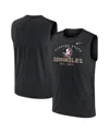 Nike Men's Black Florida State Seminoles Primetime Legend Lock Up Performance Muscle Tank Top In Black
