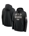 Nike Black Oklahoma Sooners Club Fleece Fashion Hoodie In Black