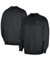 Nike Black Boston Celtics Authentic Standard Issue Travel Performance Pullover Sweatshirt In Black