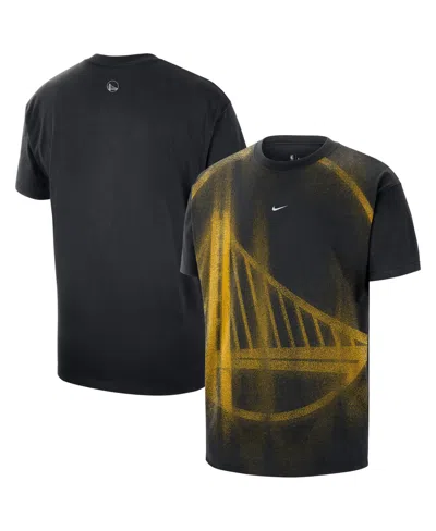 Nike Mens Warriors Icon T-shirt In Black