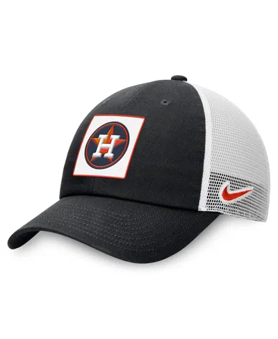 Nike Men's Black Houston Astros Rise Adjustable Trucker Hat
